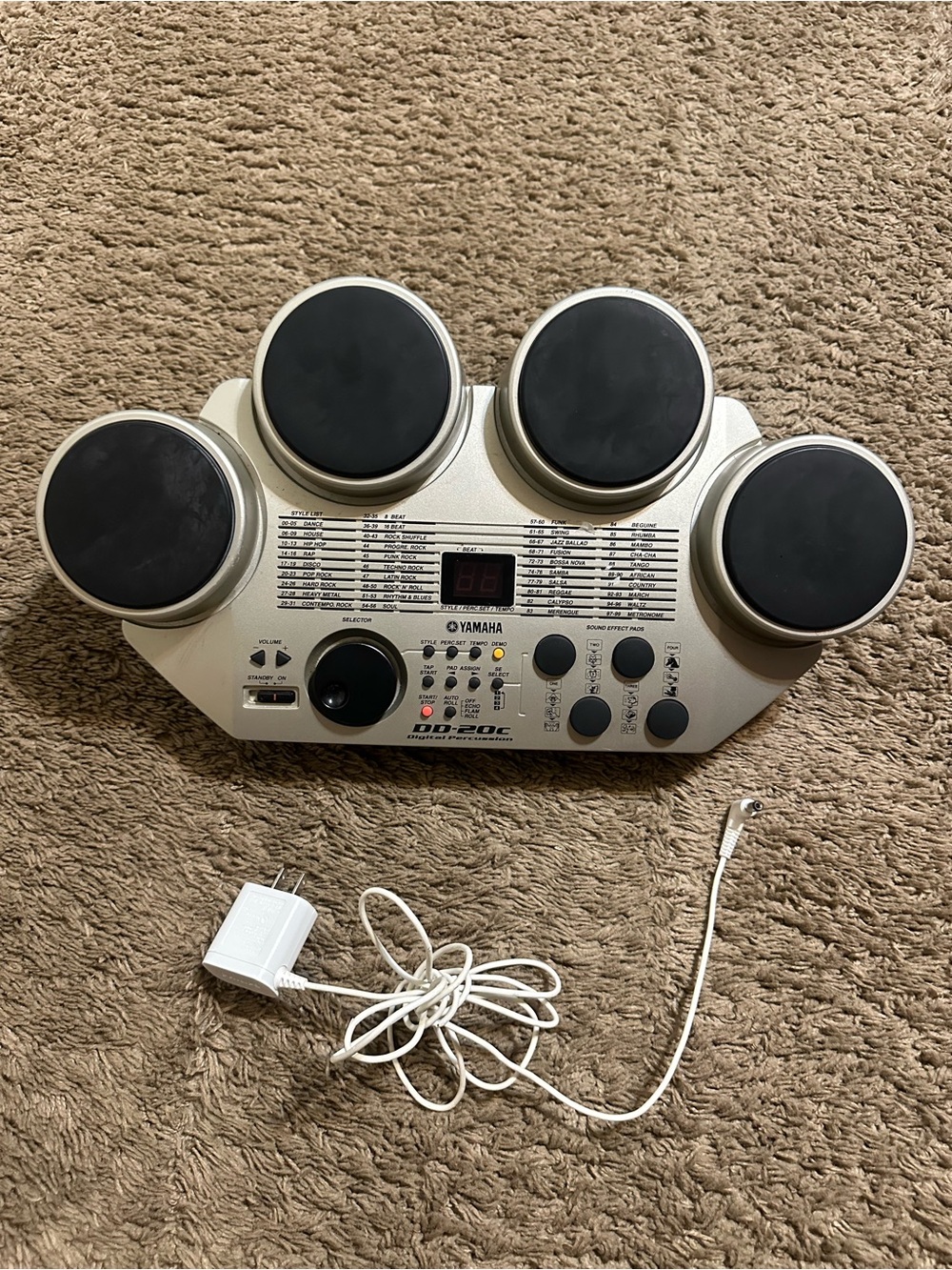 Yamaha DD-20C digital drum pad machine 00s “works great”